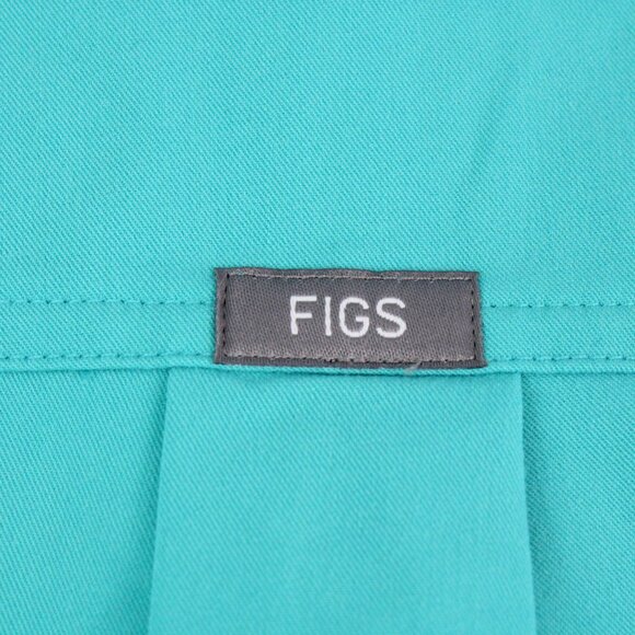 Figs Women's Short Sleeve Tees - Aqua - Picture 10 of 13